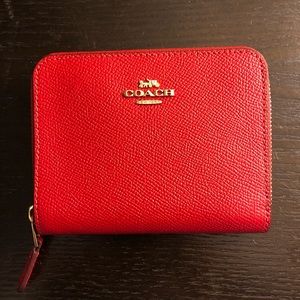 Small Zip Around Coach Wallet